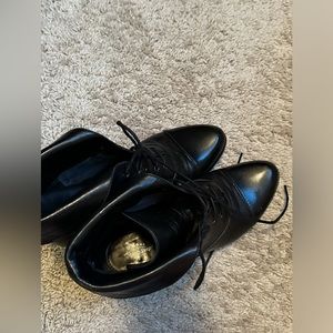 Spring step low-heeled shoes